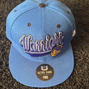 NWOT NBA GOLDEN STATE WARRIORS Hat ULTRA GAME  Snapback Blue